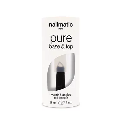 Nailmatic - Nailmatic 純色生物基經典指甲油-BASE & TOP 2合一-透明-8ml