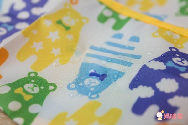 akachan honpo - 嬰幼兒潑水加工長袖圍兜Y-黃色