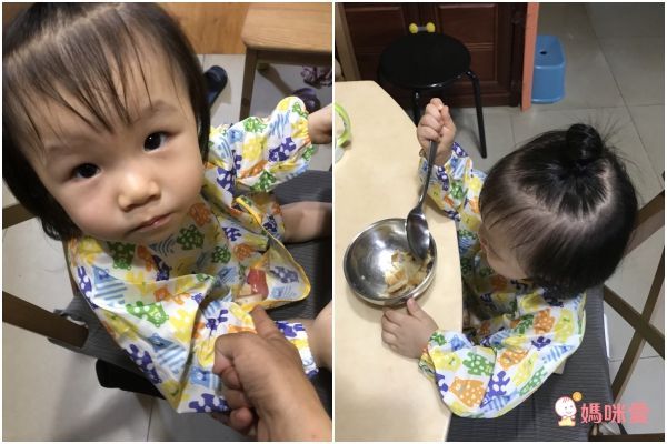 akachan honpo - 嬰幼兒潑水加工長袖圍兜Y-黃色