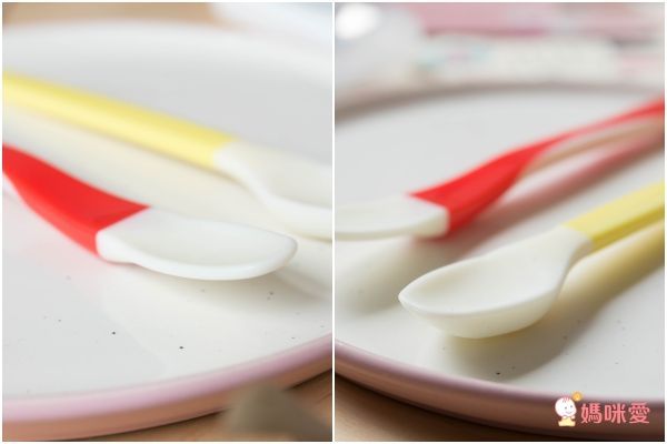 akachan honpo - 副食品餵食湯匙組W-黃色-ANGELETTE