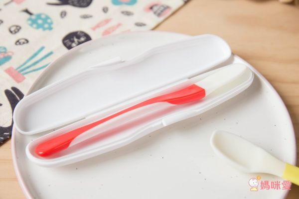 akachan honpo - 副食品餵食湯匙組W-黃色-ANGELETTE