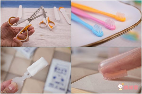 akachan honpo - 色彩繽紛幼兒用牙線棒1.5~3歲-30入