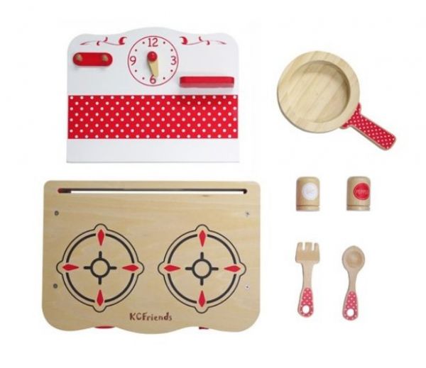 KCFriends - 桌上型櫥櫃-C妹的小廚房-7pcs