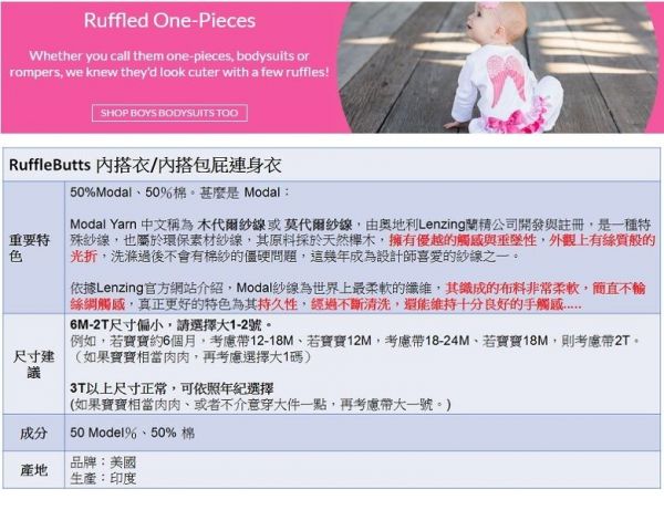 美國 RuffleButts - 寶寶長袖內搭衣-灰色