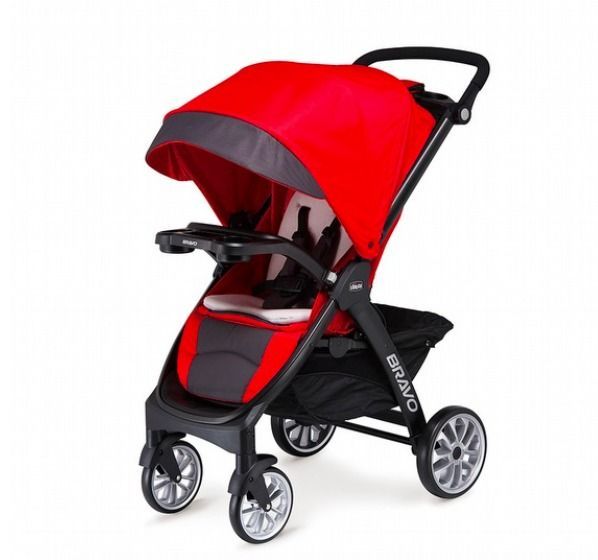 義大利 chicco - Bravo極致完美手推車限定版+KeyFit 手提汽座組-絕美紅