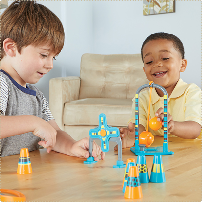 美國 Learning Resources - STEM挑戰賽-飛球鐘擺