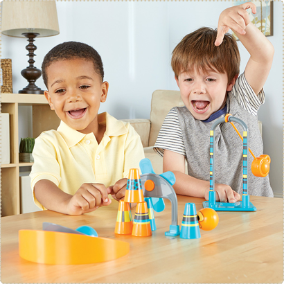 美國 Learning Resources - STEM挑戰賽-飛球鐘擺