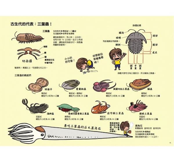 奇妙的海洋滅絕動物繪本圖鑑