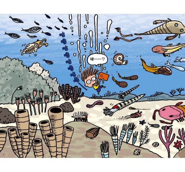 奇妙的海洋滅絕動物繪本圖鑑