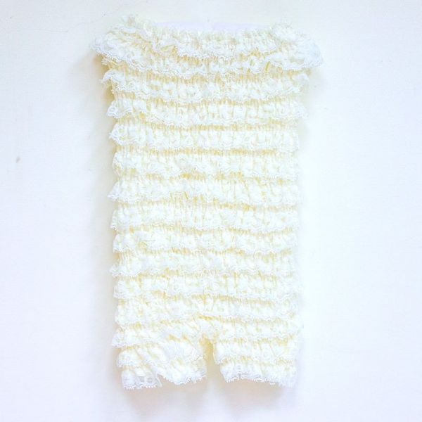 美國 Chic Baby Rose - 純手工蕾絲連身裝-米白 (6-24M)