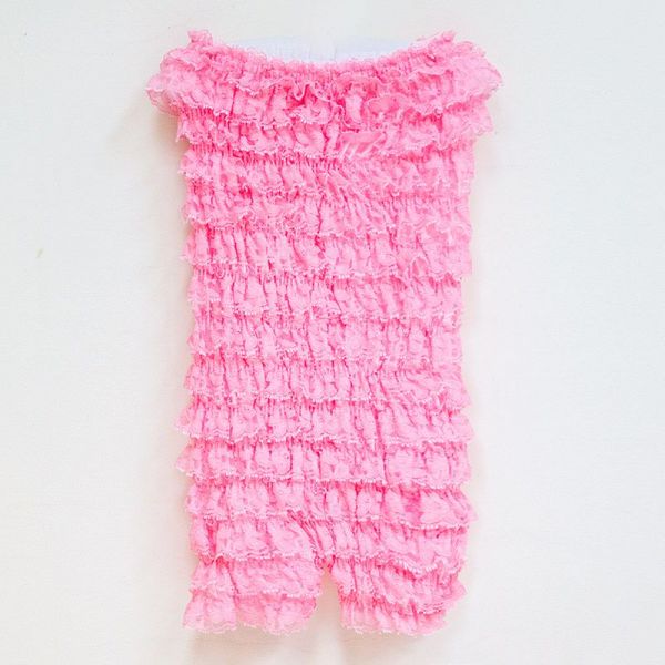 美國 Chic Baby Rose - 純手工蕾絲連身裝-淡粉