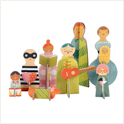 美國 Petit Collage - 立體組裝拼圖-歡樂小鎮