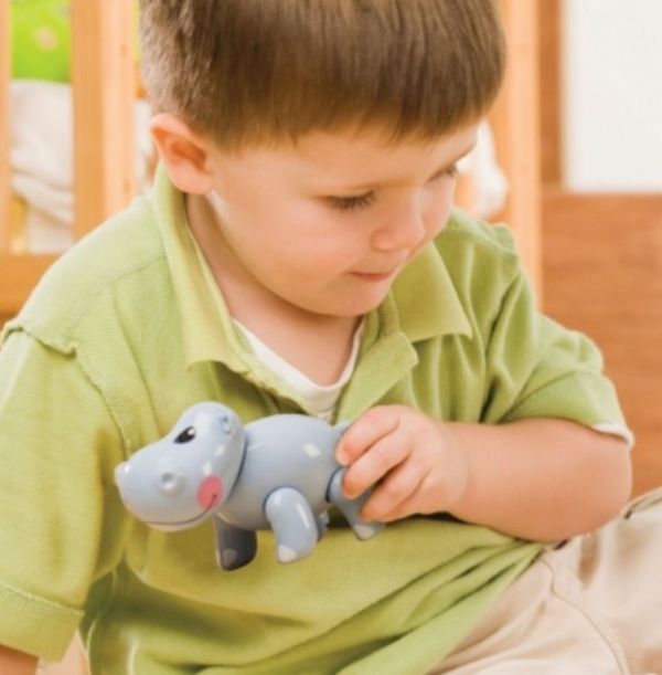 英國 TOLO - 動物公仔-河馬-1-5 years