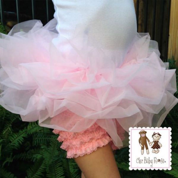 美國 Chic Baby Rose - 雪紡小澎裙-淡粉