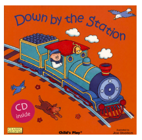 廖彩杏老師有聲書-DOWN BY STATION /平裝繪本+CD