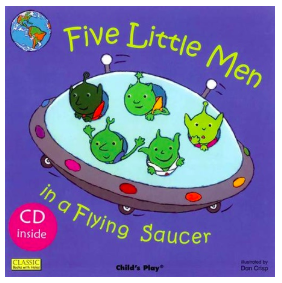 廖彩杏老師有聲書-FIVE LITTLE MEN /平裝繪本+CD