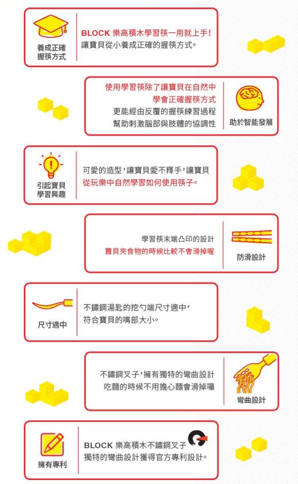 韓國oxford積木餐具組