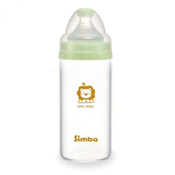 Simba 小獅王辛巴 - 超輕鑽寬口玻璃奶瓶6入組-內含240ml*4、180ml*2