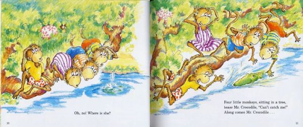 廖彩杏老師有聲書-FIVE MONKEYS SITTING IN TREE/BKCD