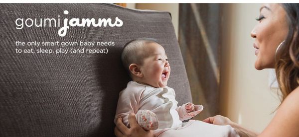 美國 GOUMIKIDS - 有機棉嬰兒睡袍-魔法森林-橘色 (0-6m)