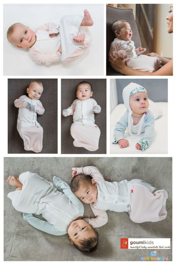 美國 GOUMIKIDS - 有機棉嬰兒睡袍-魔法森林-橘色 (0-6m)