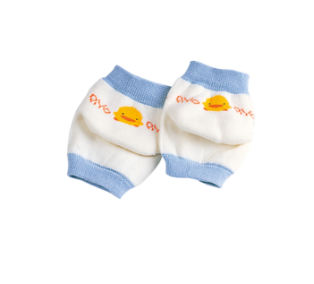 黃色小鴨幼兒護膝100％純棉彈性紗，吸汗力強，彈性纖維可以吸收外來衝擊力