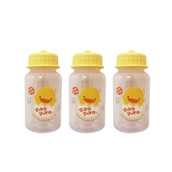 黃色小鴨PP母乳儲存瓶140ml(3入)