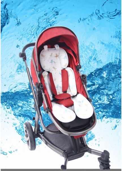 舒福家居 iSuFu - 3D Airmesh 頂級防護兩用幼童推車/安全座椅透氣墊-紫色