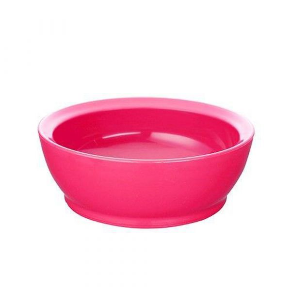 美國 Calibowl - 12oz防漏學習碗-粉色-單入無蓋