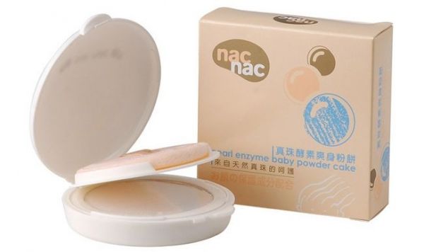 nac nac真珠酵素爽身粉餅