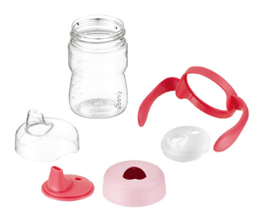 Thermos 膳魔師 - foogo系列Tritan幼兒學習杯-粉紅色-235ml+贈不銹鋼真空保溫食物罐-冰雪奇緣-300ml