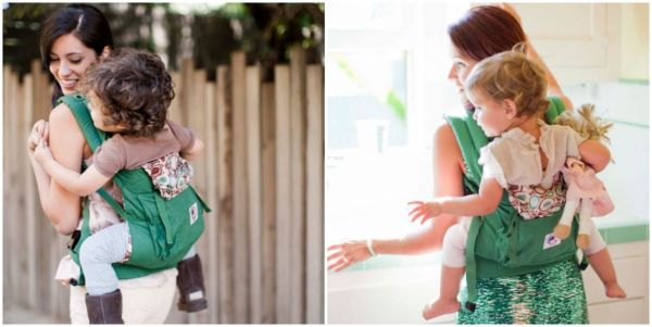 美國 ergobaby - 【有機棉】ERGObaby嬰兒揹巾/揹帶-河石綠色