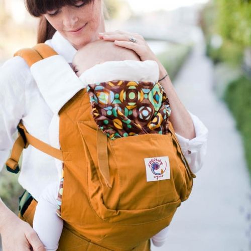 美國 ergobaby - 有機棉吸吮墊/口水巾-自然色