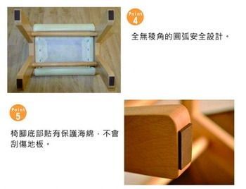 日本 na-KIDS - 兒童軟座靠背椅(無扶手)/兒童椅-清新米