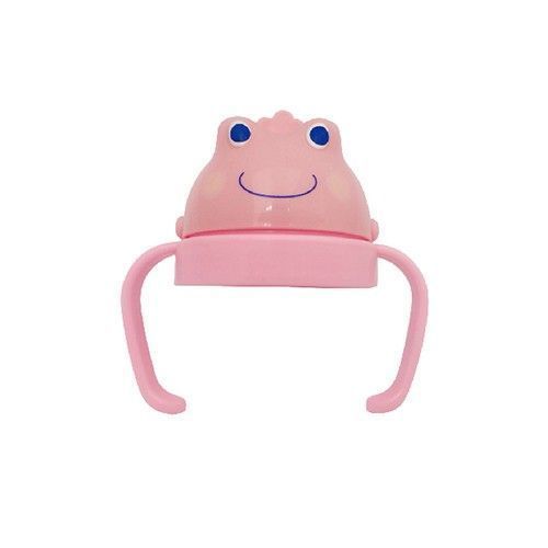 DOOBY 大眼蛙 - 卡通神奇喝水杯蓋組-粉色