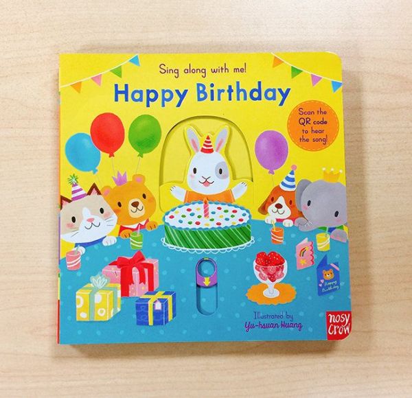 Nosy Crow - Sing Along With Me! 推拉搖轉書-Happy Birthday