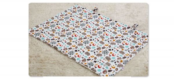 韓國 JoJobebe - 超細柔寶貝棉粒毯-彩虹雲朵