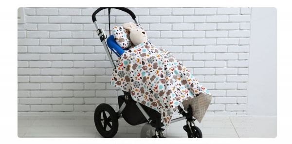 韓國 JoJobebe - 超細柔寶貝棉粒毯-彩虹雲朵