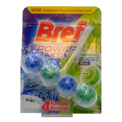 德國 Bref - 馬桶清潔球-除臭抗菌-紅白-8顆裝 50gX2