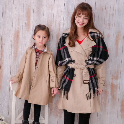 Marguerite - 倫敦風格長版風衣-深藍