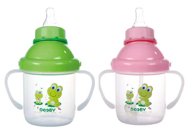DOOBY 大眼蛙 - 綜合多功能練習杯-綠色-280mL-8個月起