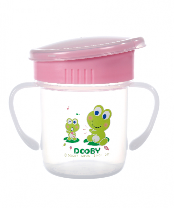 DOOBY 大眼蛙 - 喝水練習杯-綠色-280mL-10個月以上