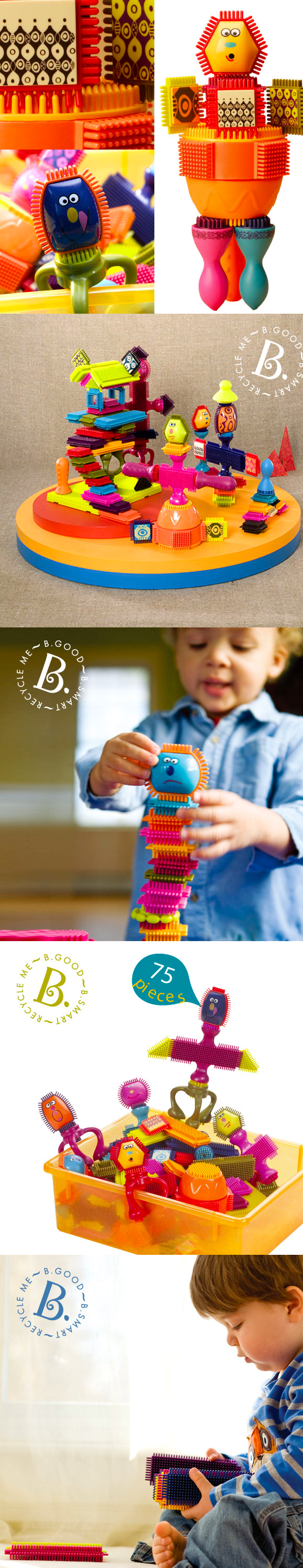 B.TOYS - 布萊斯特鬃毛積木