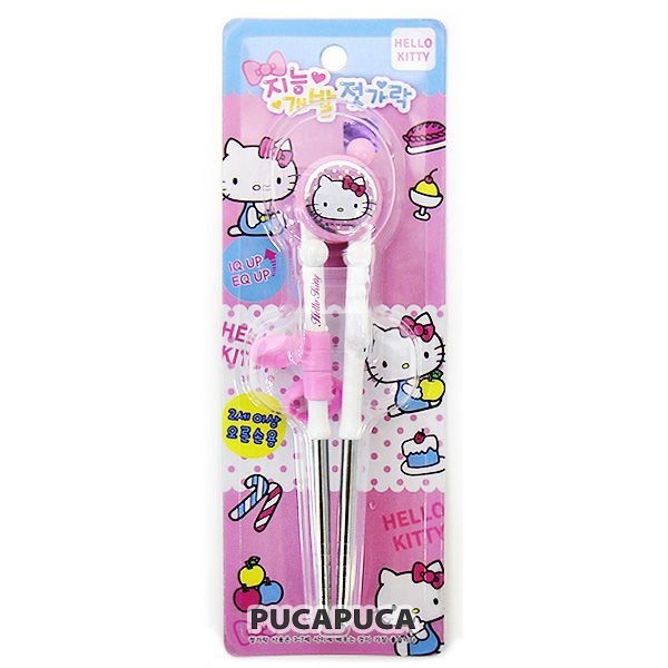 韓國 Raon - 不鏽鋼學習筷-Kitty