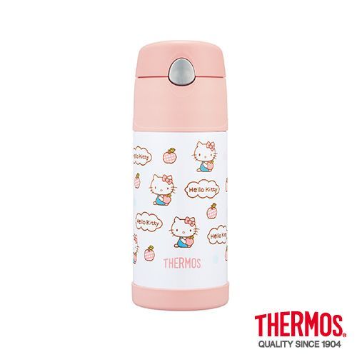 Thermos 膳魔師 - 不鏽鋼真空保冷瓶兒童水壺-Hello Kitty-370ml