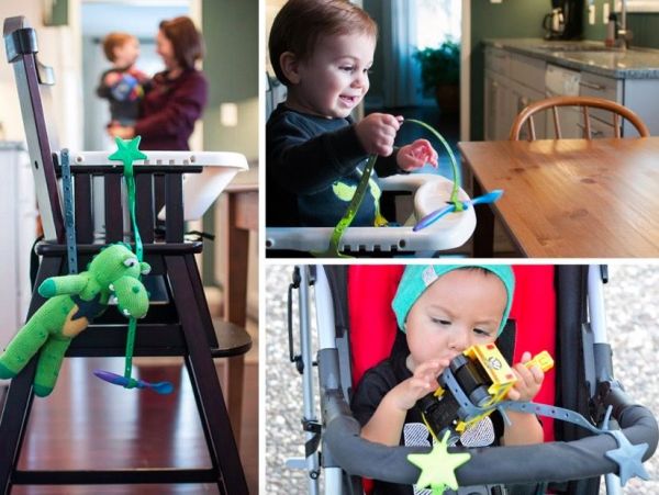 美國 lil Sidekick - 固齒防掉帶-竹炭灰