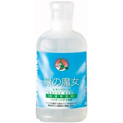 日本綠魔女 - 衣物洗滌超值家庭組-衣物環保洗劑820ml+補充包