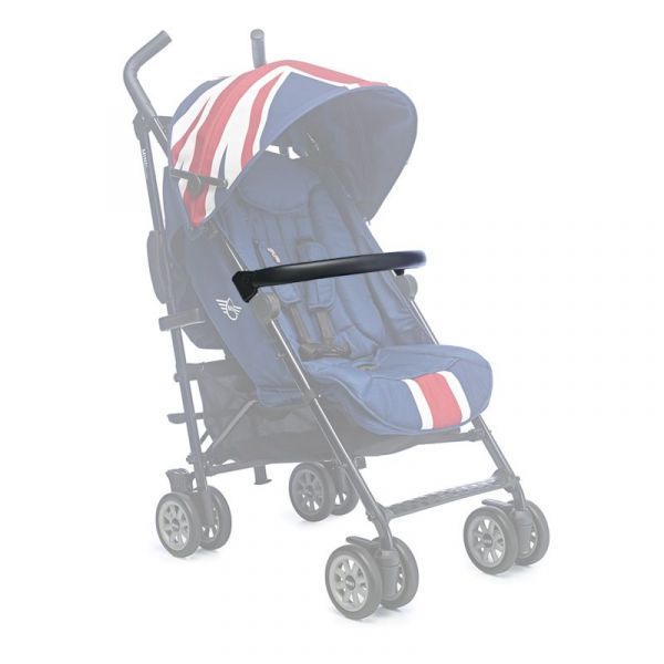 荷蘭 easywalker - MINI Buggy 聯名款 可平躺型嬰幼兒手推車/傘車-專屬推車前扶手配件-黑色