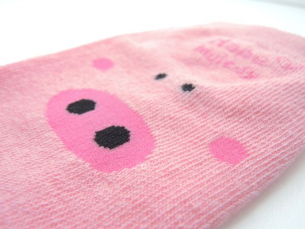 木樂地 - 止滑襪-粉紅豬(大人) (22~28CM)