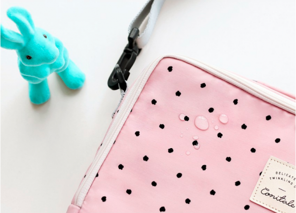 韓國 Conitale - 防水保溫保冷野餐袋-閃耀藍波紋 (27*21*9cm)